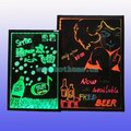 50X70CM Fluorecent Led Writing Board, Multi-colors changed with hand and remote control